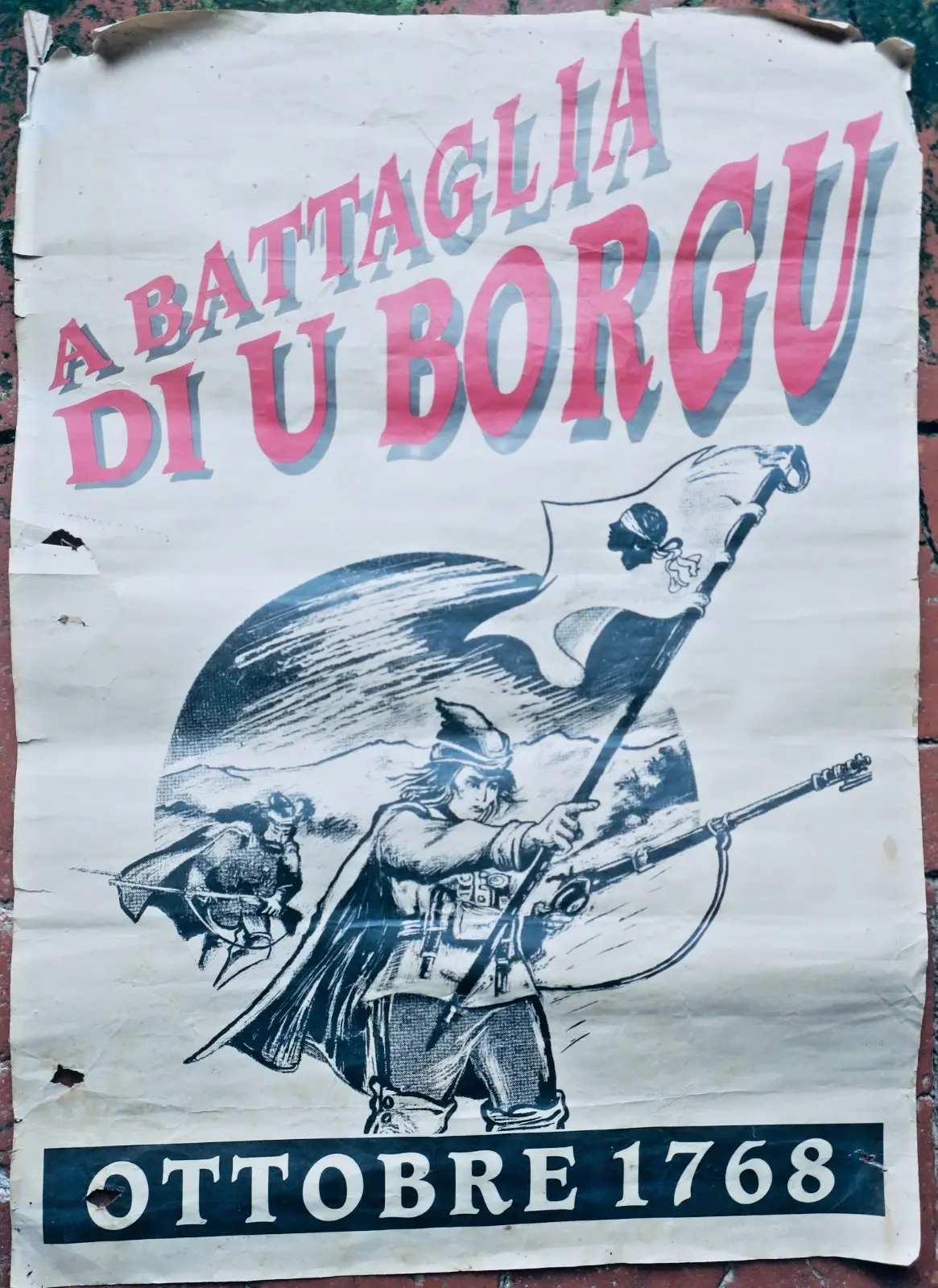 Corse Affiche ancienne 45 x 63 cm. – Image 4