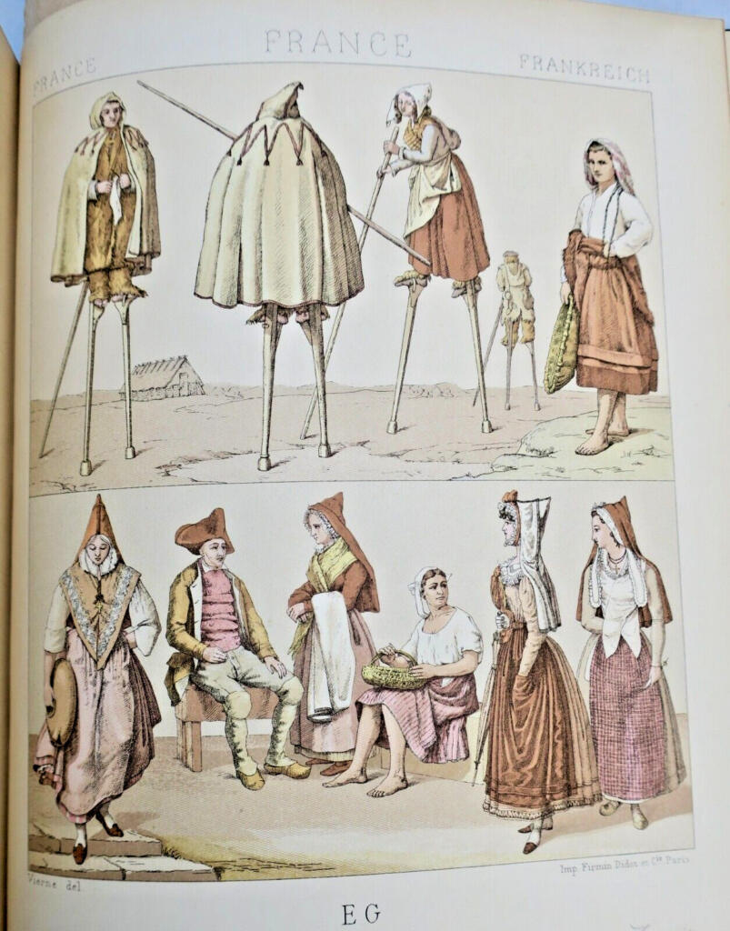 Racinet’s Historic Costume: 1888 Chromolithography Atlas
