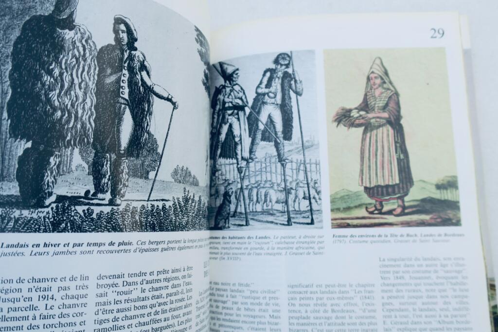 Traditionelle Trachten der Aquitaine