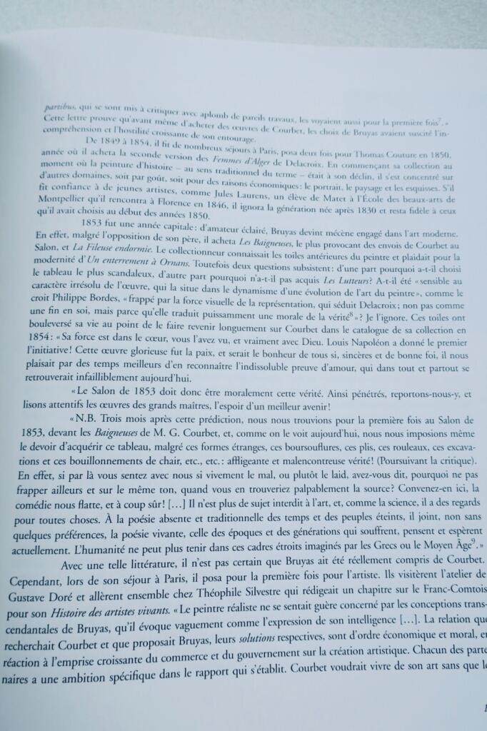 Monograph on the painter Gustave Courbet