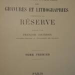 Courboin Catalogue sommaire des gravures et lithographies composant la reserve