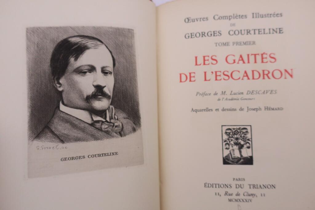 Complete illustrated works of Georges Courteline by Hémard