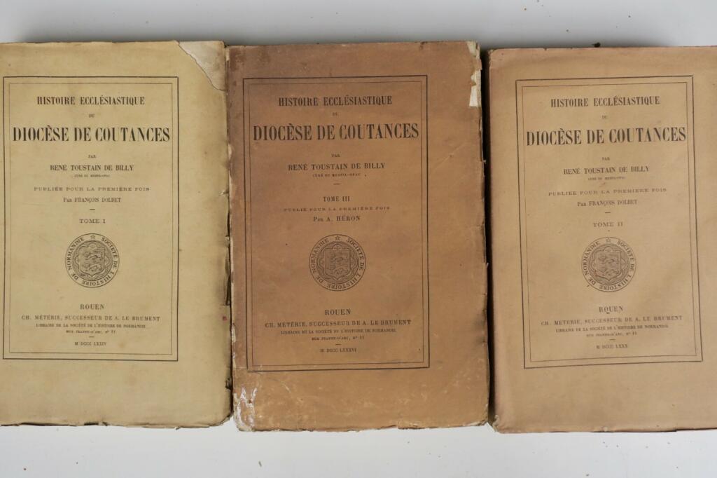 Coutances Histoire ecclésiastique du Diocèse de Coutances 1874