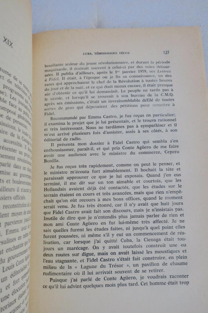 CUBA. TEMOIGNAGES VECUS. 1953-1960