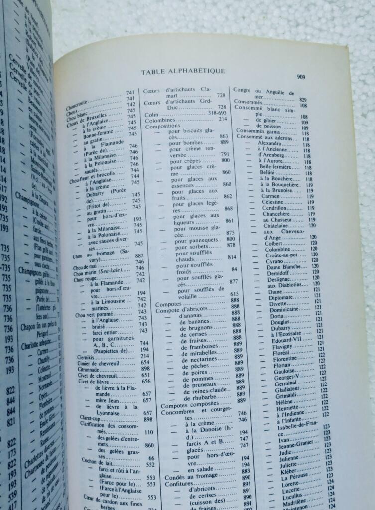 cuisine Auguste Escoffier Le guide culinaire : Aide-mémoire de cuisine pratique