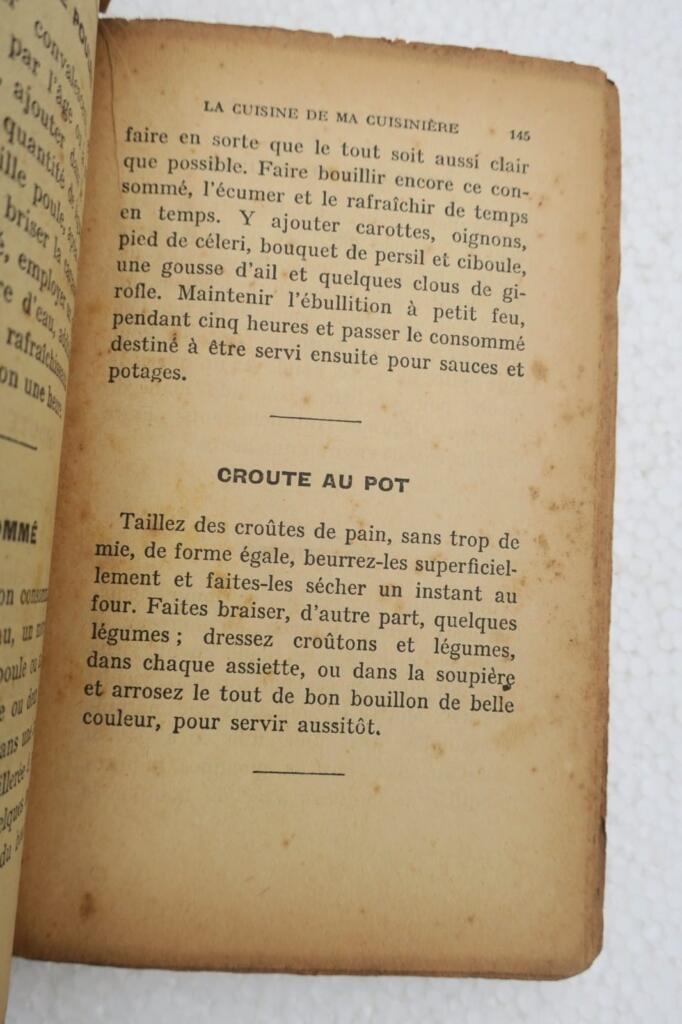 1934年法国家常菜经典食谱