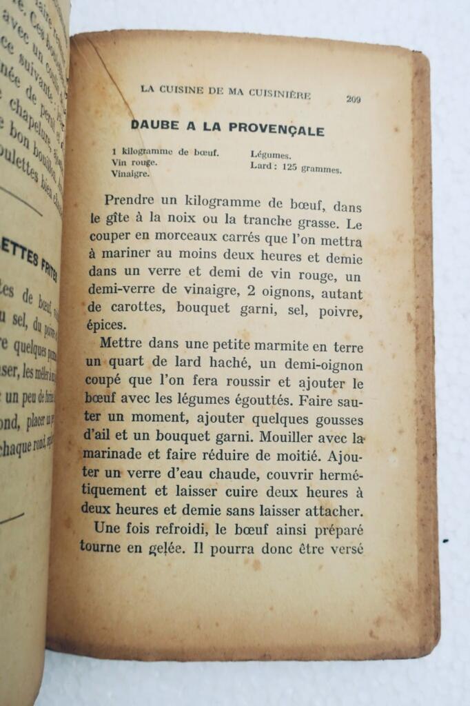 1934年法国家常菜经典食谱