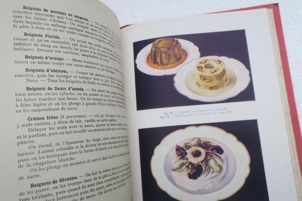 cuisine PELLAPRAT Les desserts. Recueil de patisserie et entremets simples 1946