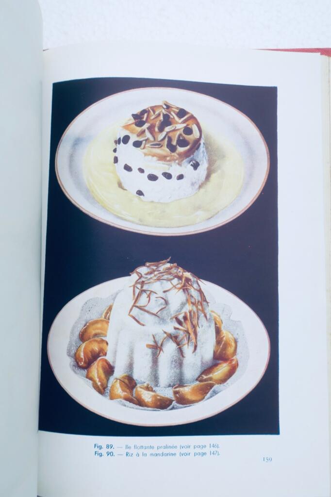 cuisine PELLAPRAT Les desserts. Recueil de patisserie et entremets simples 1946