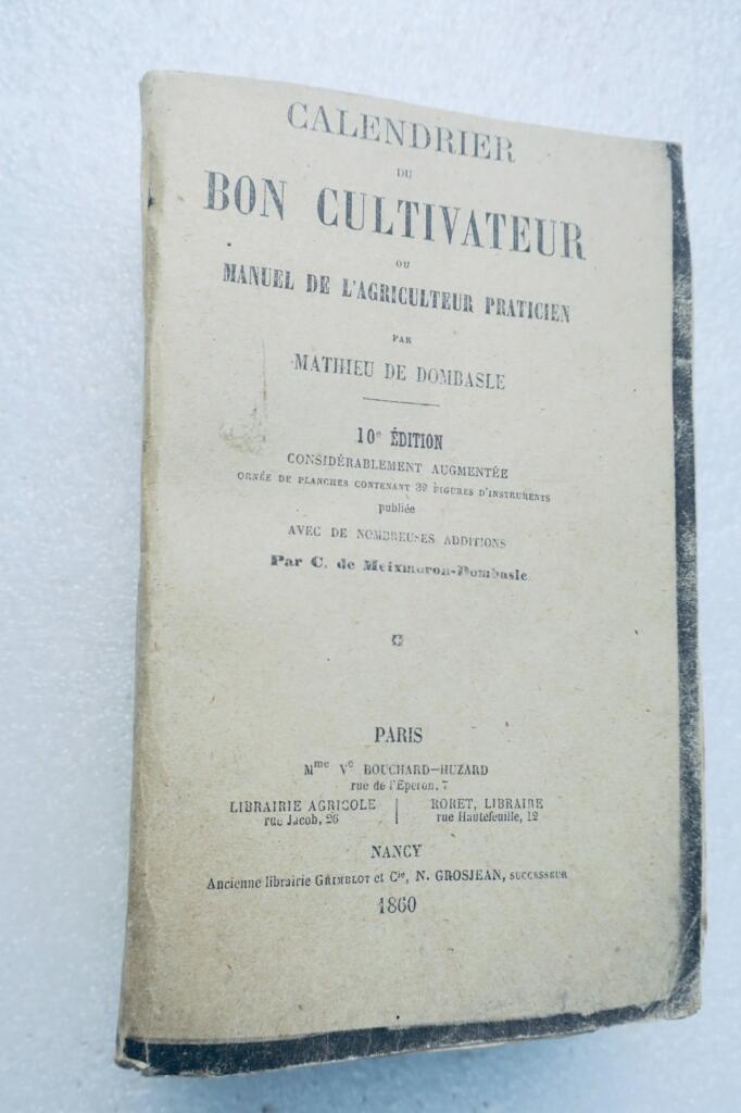 1860 Praktisches Handbuch für Landwirte mit Kalendern