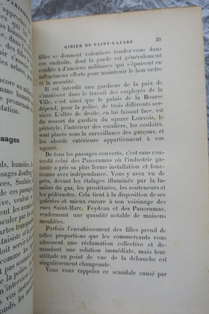 Exposé on Parisian Police Activities
