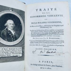 curiosa Traité de la gonorrhée virulente et de la maladie 1802