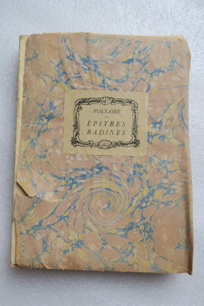 Curiosa VOLTAIRE Epitres badines