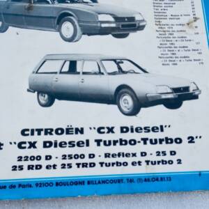 CX REVUE TECHNIQUE AUTOMOBILE - CITROEN CX DIESEL ET DIESEL TURBO - 2200 D - 250