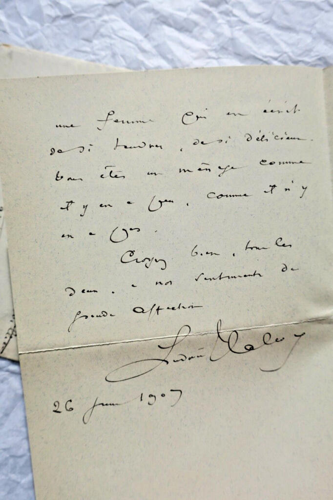 DANIEL HALEVY belle lettre autographe manuscrite