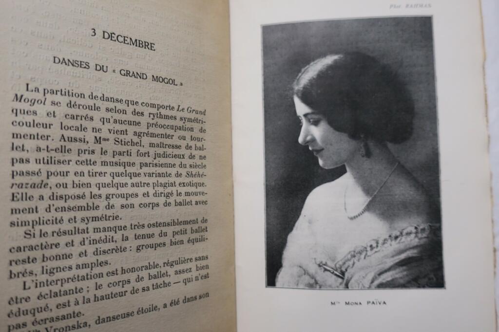 danse au théâtre Esthétique et actualités mêlées 1924