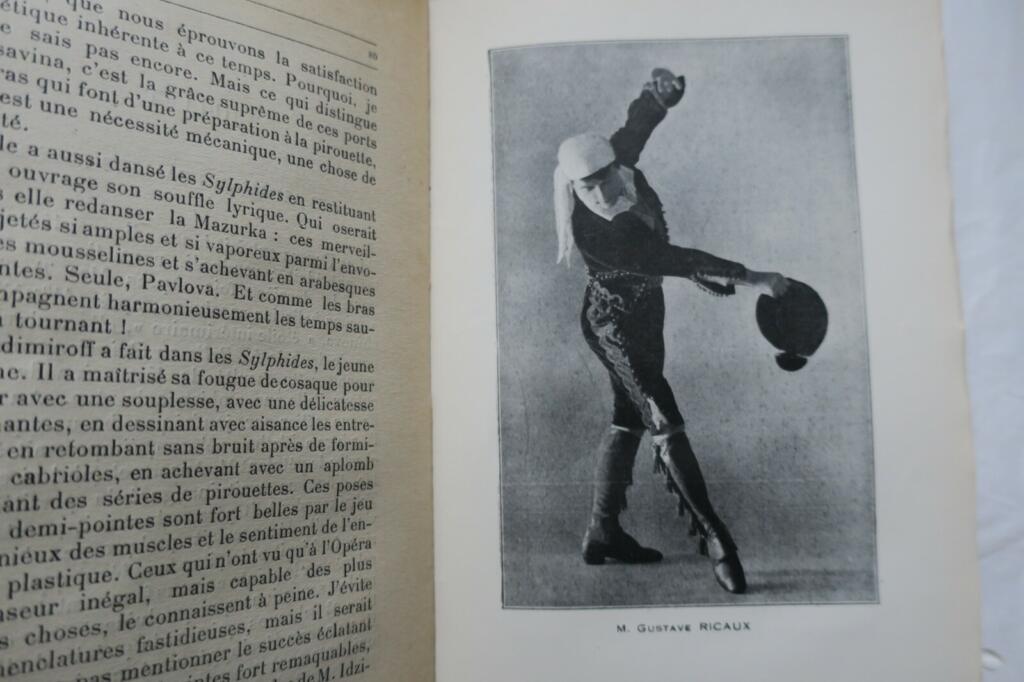 danse au théâtre Esthétique et actualités mêlées 1924