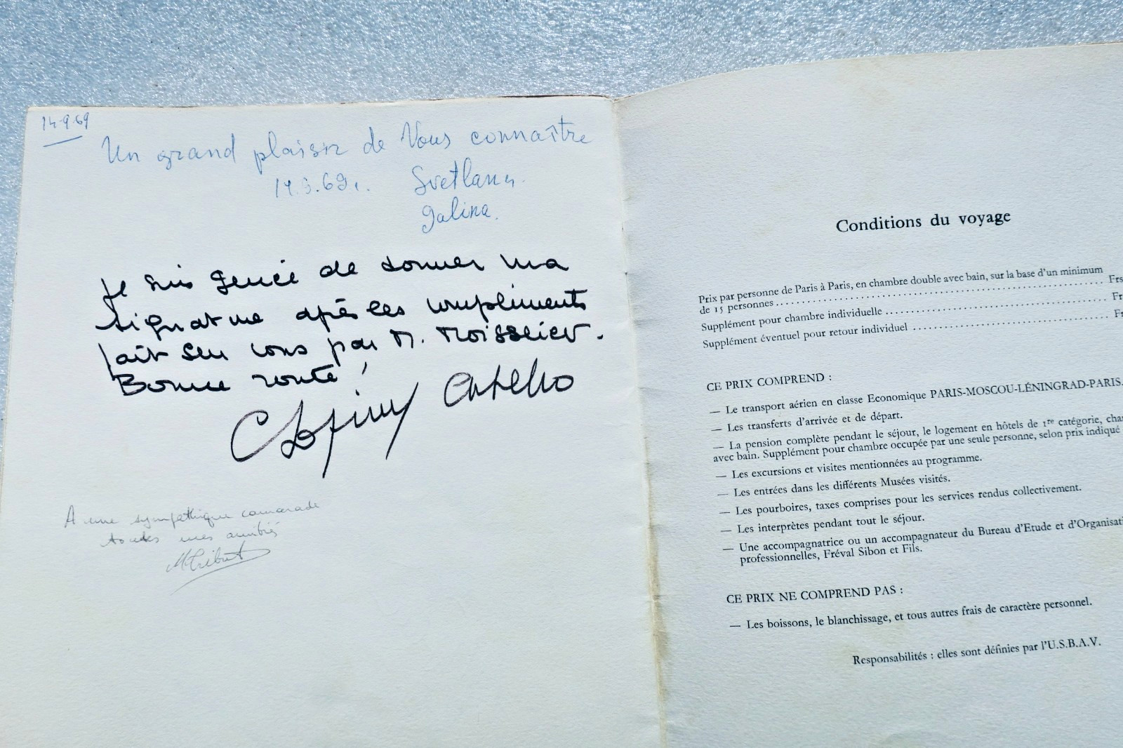DANSE première mission d'échanges culturels France-U.R.S.S. 1969 – Image 3
