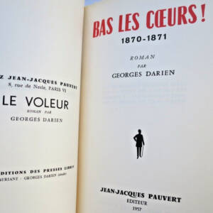 Darien Georges Bas Les Coeurs! 1870-1871