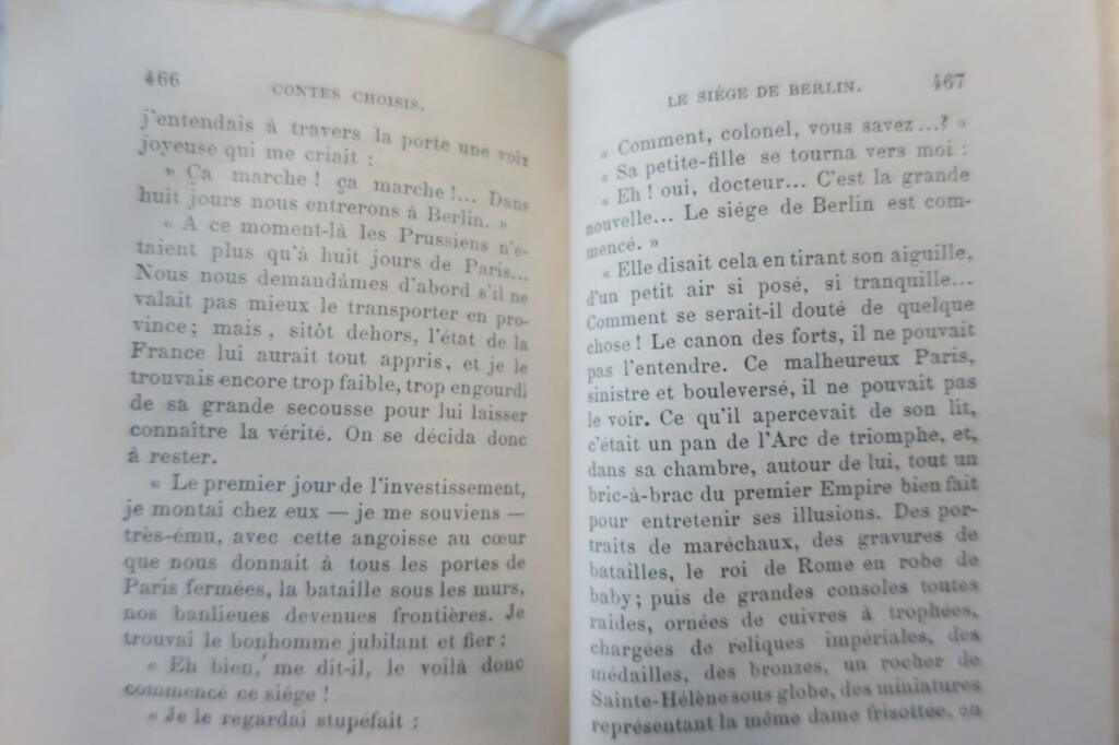 Daudet, Alphonse. Contes Choisis, 1880 mini