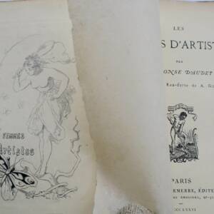 DAUDET (Alphonse). Les femmes d'Artistes.Avec une eau-forte d'André Gill