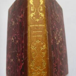 DE BONNECHOSE EMILE HISTOIRE SACREE OU PRECIS HISTORIQUE 1839