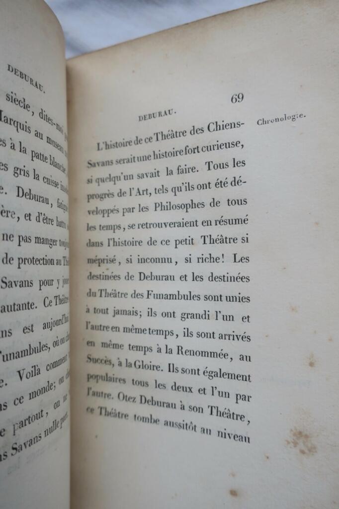 Geschichte des Viergroschen-Theaters, Paris 1833
