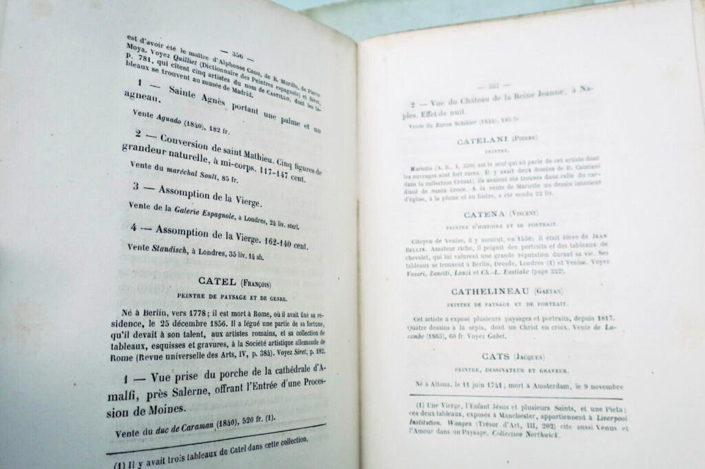 DEFER CATALOGUE GENERAL des ventes publiques de TABLEAUX ET ESTAMPES depuis