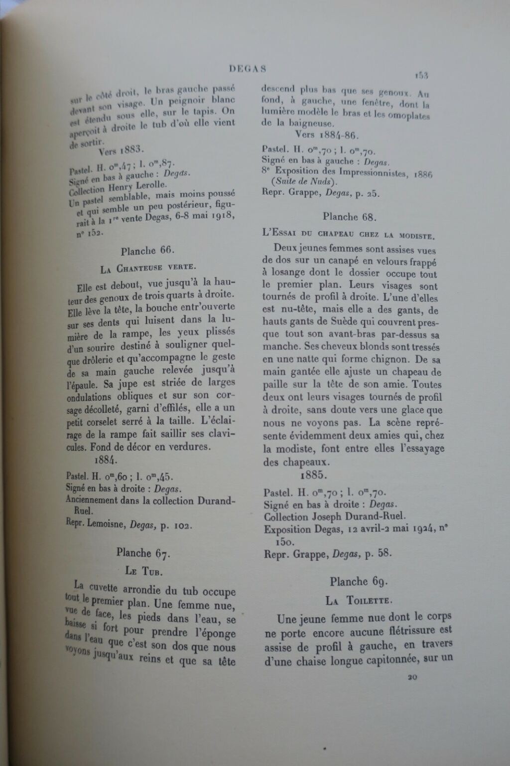 Degas-Monographie von Paul Jamot