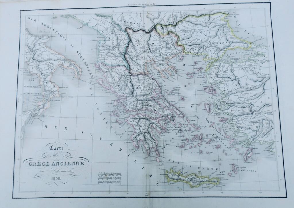 古代と現代の地理図集
