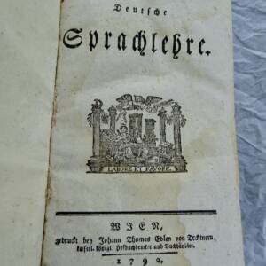Deutsche Sprachlehre 1792