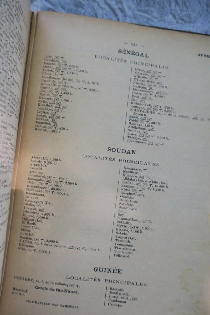 フランスのコミューンに関する包括的辞書