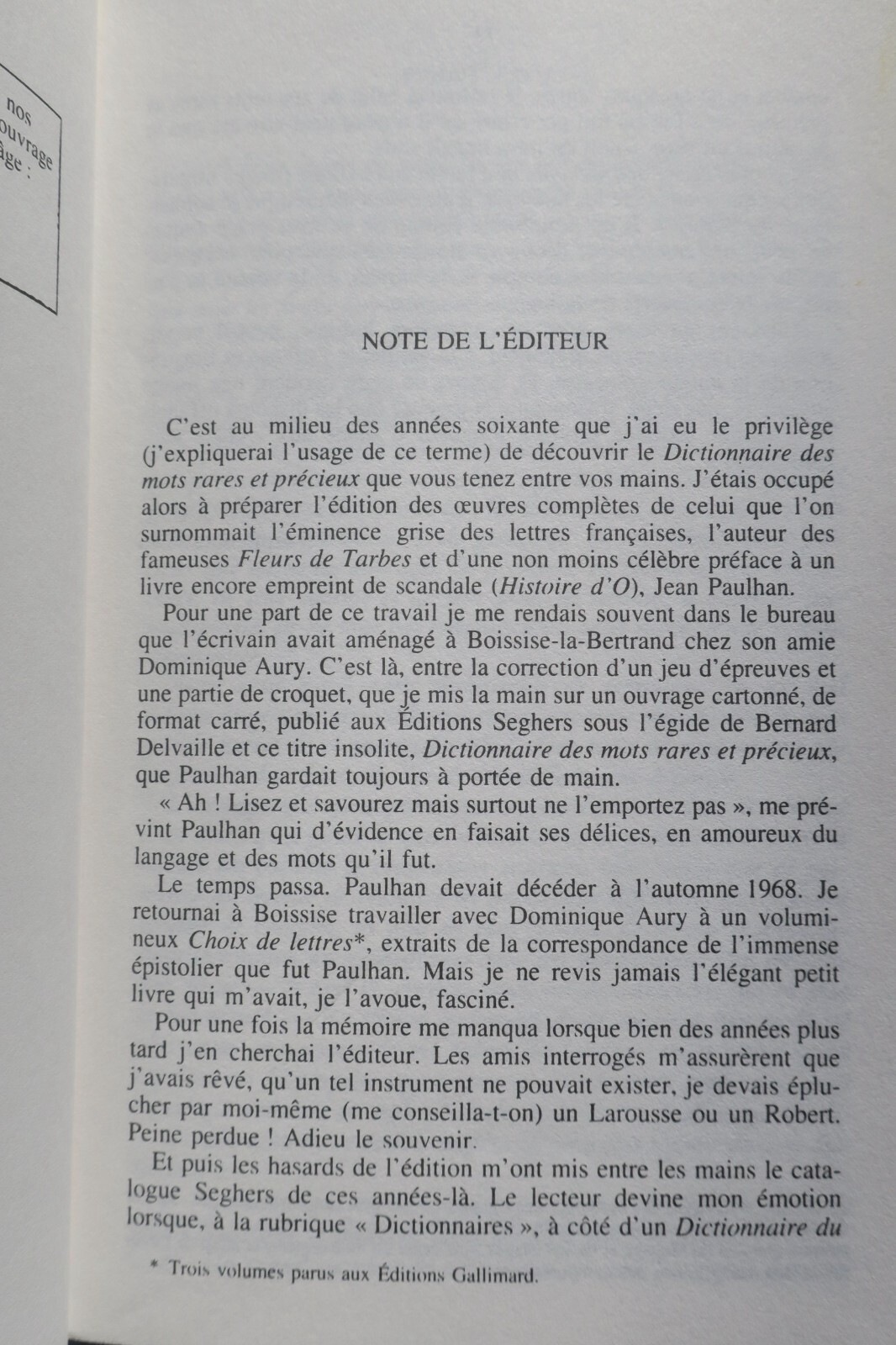 Dictionnaire des mots rares et précieux – Image 6