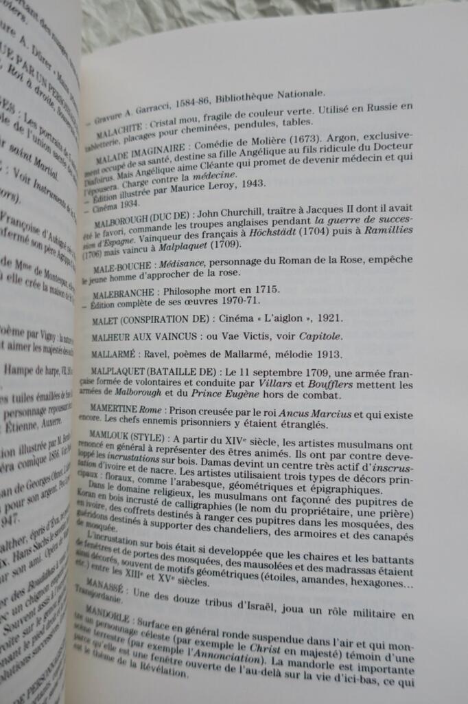 Dictionary of Classical and Modern Themes and Decorative Elements