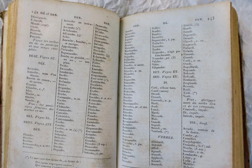 Handwörterbuch der Reime von 1822