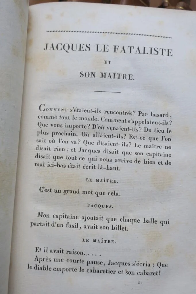 DIDEROT 1821 OEUVRES COMPLETES BRIERE