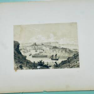 Dieppe lithographie 23,5 x 16,5 cm
