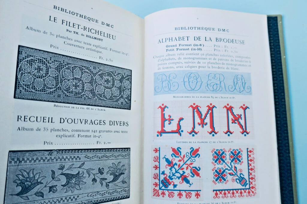 Victorian needlework compendium with 1087 patterns