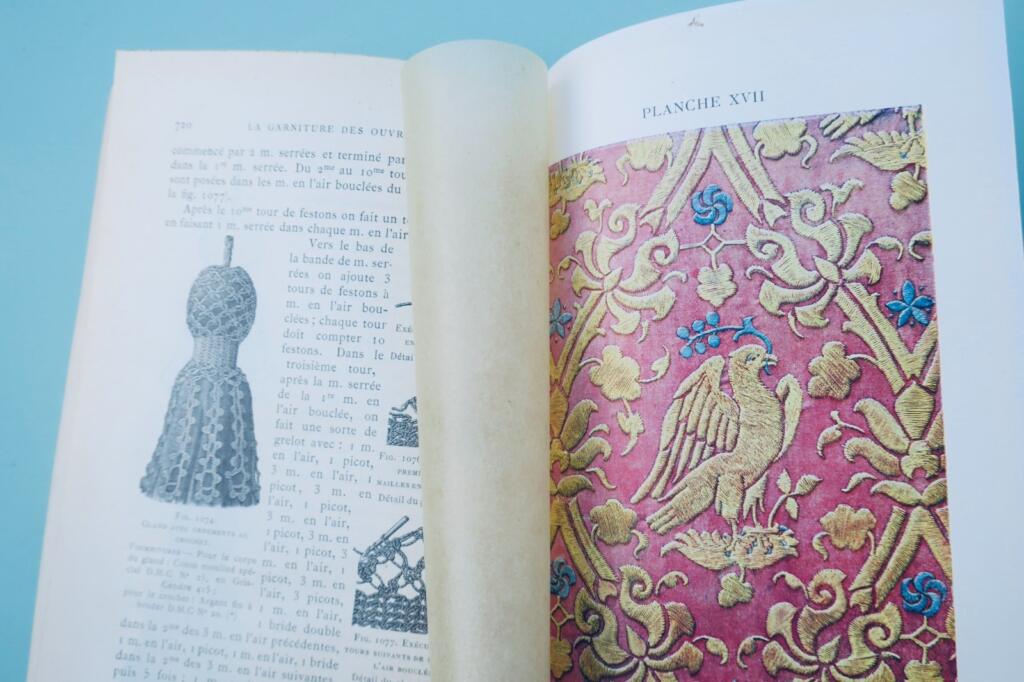 Victorian needlework compendium with 1087 patterns