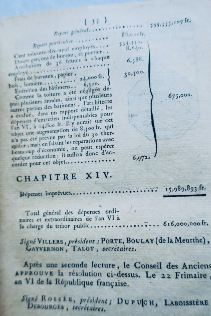 directoire Bulletin des lois de la République Française an IV