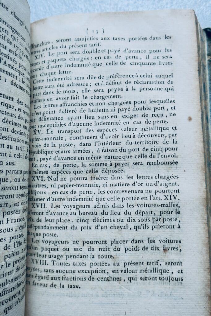 directoire Bulletin des lois de la République Française an IV