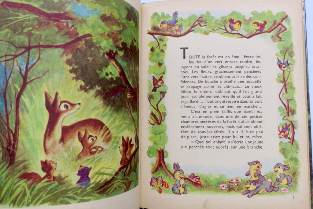 DISNEY, Walt Bambi,d&rsquo;Aprés Félix Salten 1948