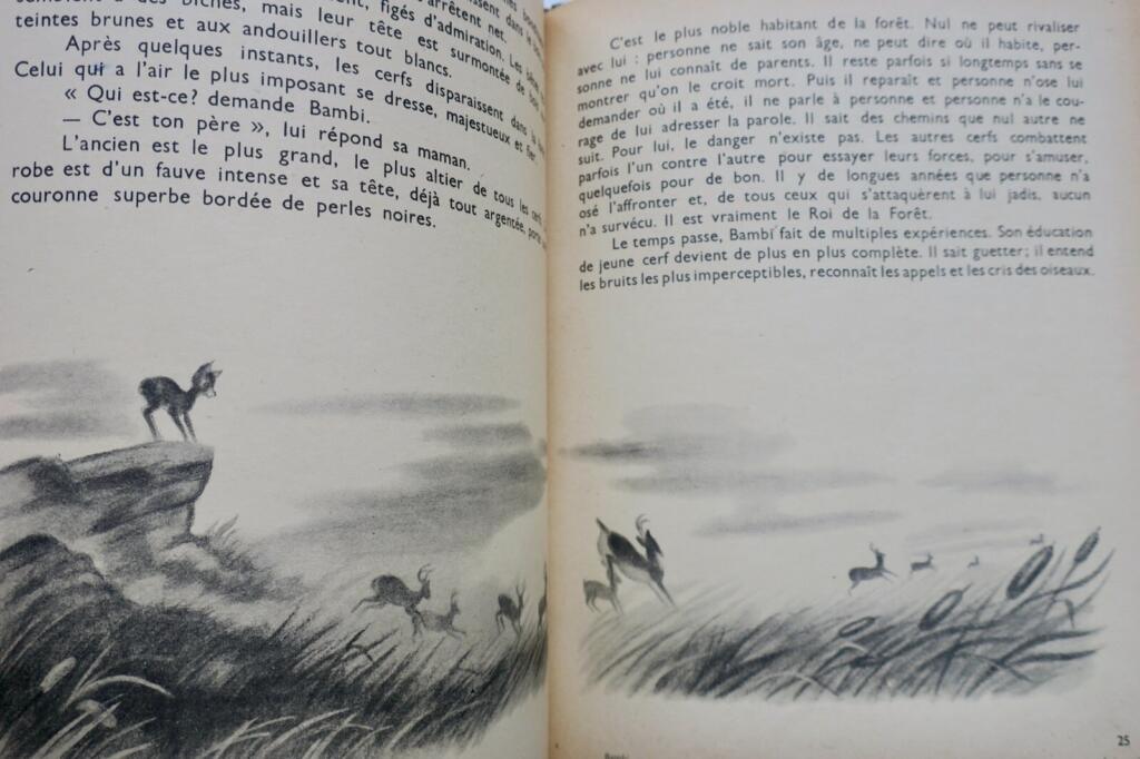 DISNEY, Walt Bambi,d&rsquo;Aprés Félix Salten 1948