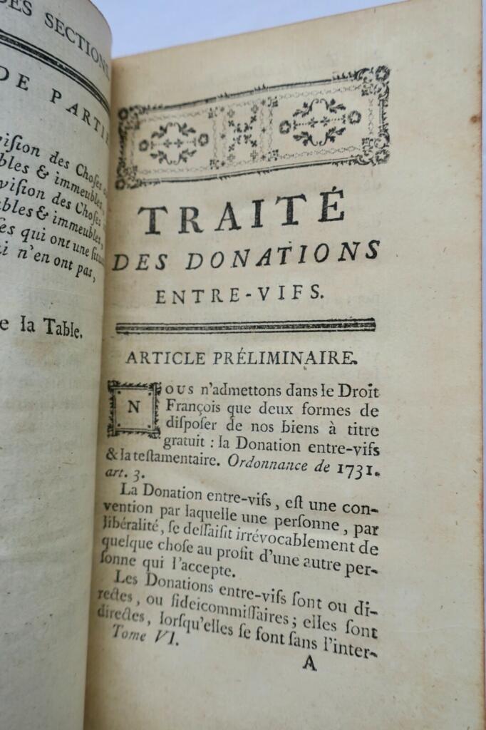 Posthumous Works of Legal Scholar Pothier