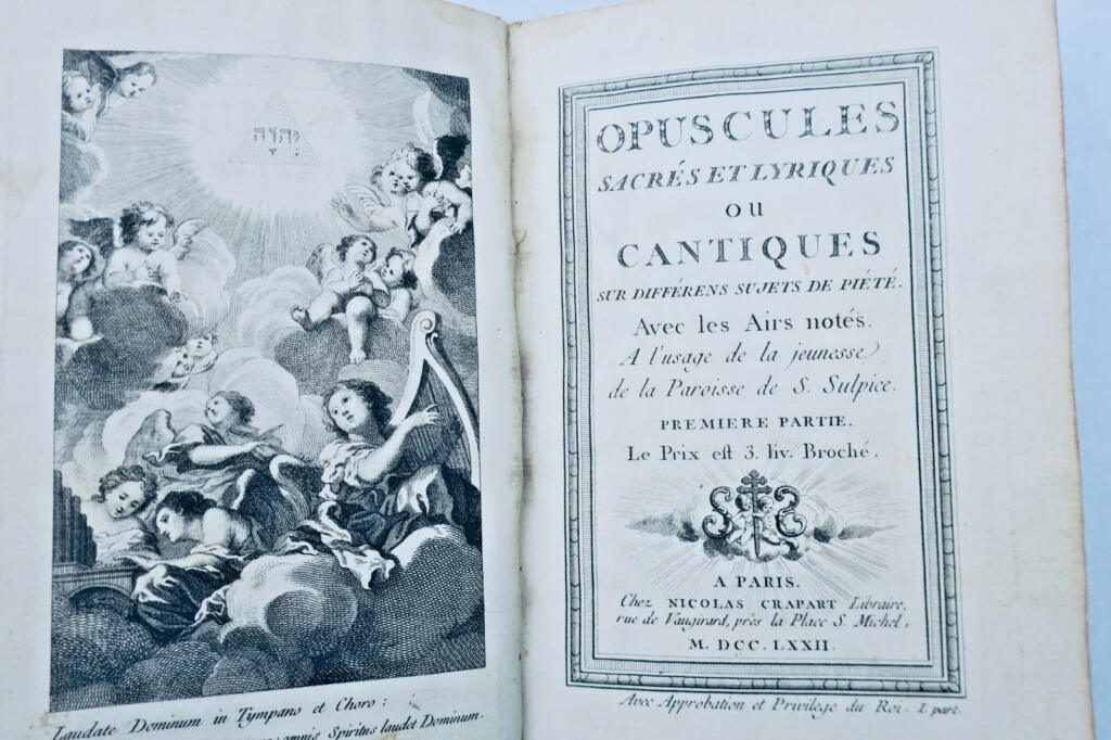 [DONCOURT Opuscules sacrés et lyriques ou cantiques