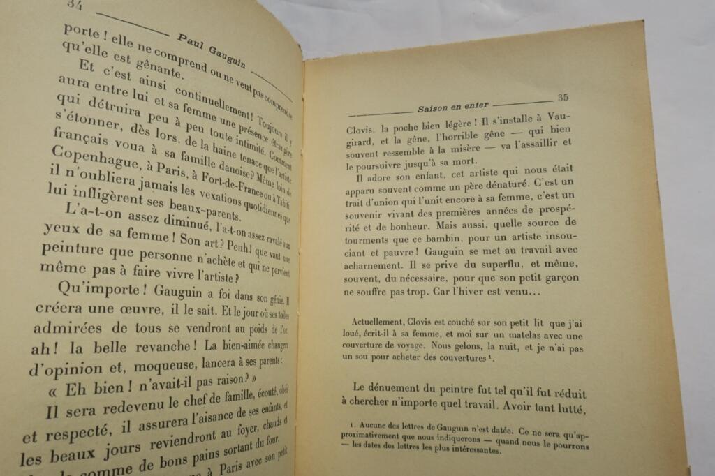 Dorsenne Jean La vie sentimentale de Paul Gauguin Cahiers de la quinzaine