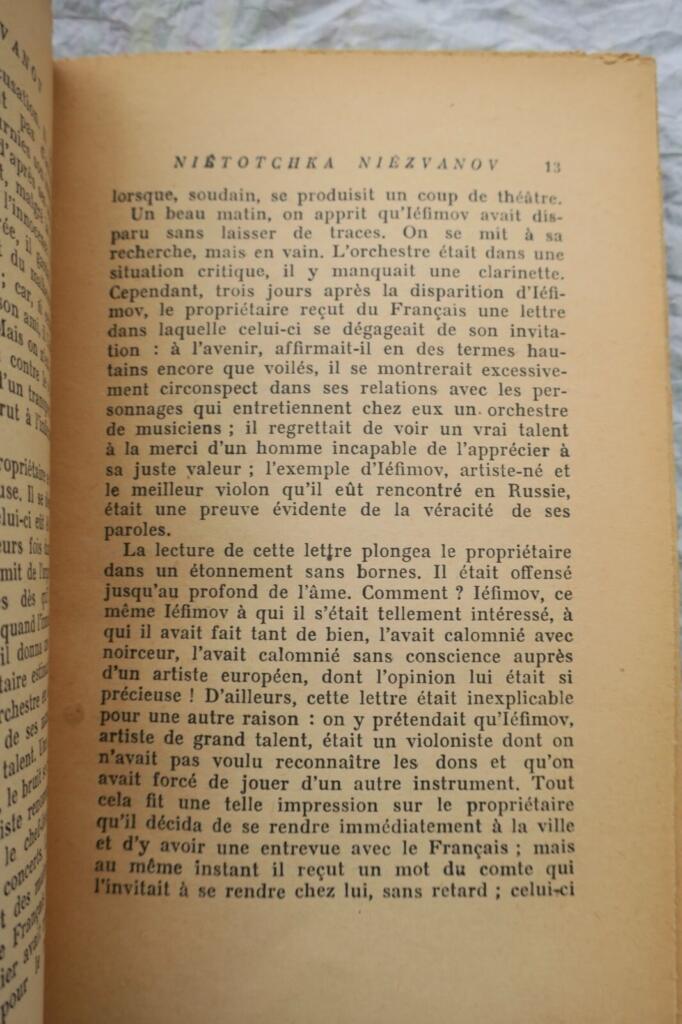 Nietotchka Nezvanov von Dostoevsky