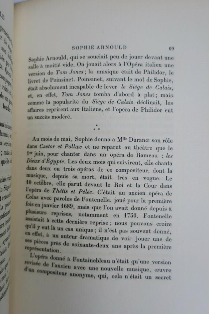 Sophie Arnould biography with etchings