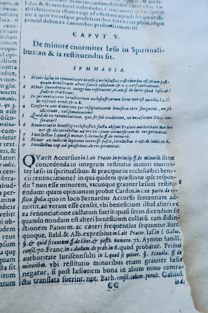 Droit Covarrvvias A Leyva Toletani Episcopi Segobiensis Philippi II 1610