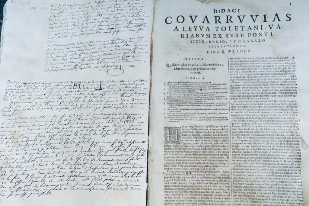 Droit Covarrvvias A Leyva Toletani Episcopi Segobiensis Philippi II 1610